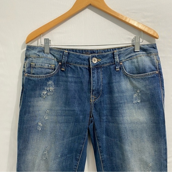 Mavi Emma Slim Boyfriend Women’s ripped faded jeans size US 30 - Picture 10 of 15